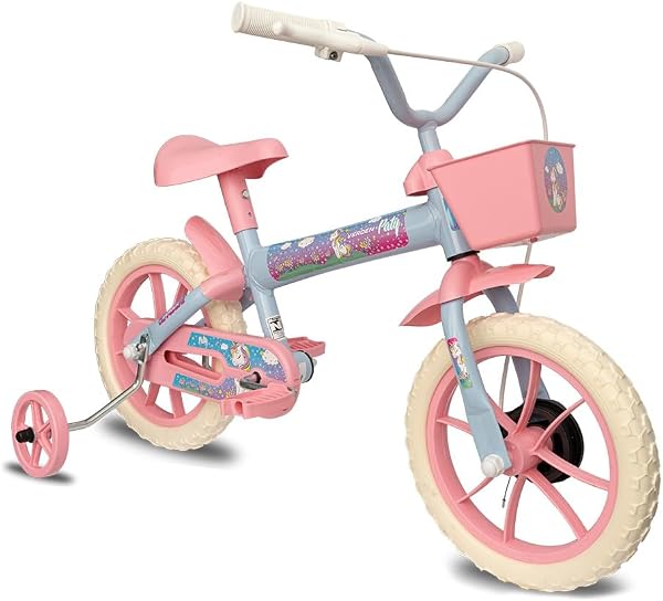 Bicicleta Infantil Verden Paty Aro 12 com Cestinha e Rodinhas